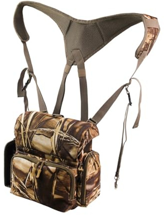 MotiveTech Sacoche de Poitrine Porte-Jumelles avec Harnais, Protection Contre l'usure, Sac de Rangement Robuste et Polyvalent pour l'escalade et la