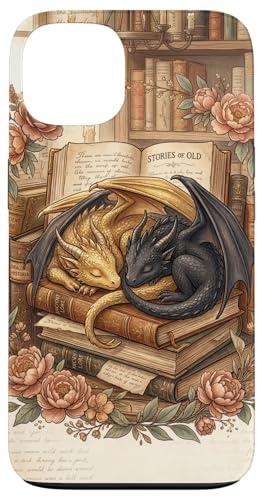 Cute Dragon Wings Book Lover Librarian Fantasy Bookish Case for iPhone 13
