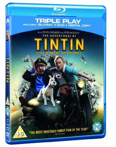 The Adventures of Tintin: The Secret Of The Unicorn - Triple Play (Blu-ray + DVD + Digital Copy) [2012] [Region Free]
