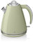 Swan SK24030GN Retro Jug Kettle, Cordless Design, Stainless Steel, 3kW, 1.5 Litre, Green