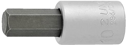 UNIOR Hexagonal Screwdriver Socket 3/8'' 10 236/2HX