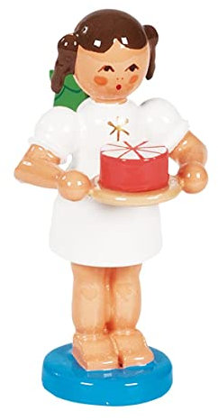 Richard Glässer GmbH Seiffen Engel, weiß, Höhe 6 cm