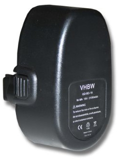 vhbw Akku kompatibel mit Black & Decker CD1800K