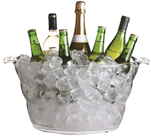 Bar Craft Mix It Acrylic Large Oval Drinks Pail / Cooler