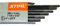 Confezione da 6 lime per motosega Stihl 5,5 mm 7/32 da ISE.