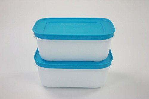 TUPPERWARE Caja de Congelación de 450 ml blanco azul (2) 15473