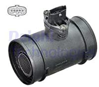 DELPHI AF10281-12B1 Luftmassenmesser/Luftmengenmesser LMM mit Gehäuse 5-Polig Kompatibel mit OPEL Vectra C Caravan Z02 24437503 2508948 836630