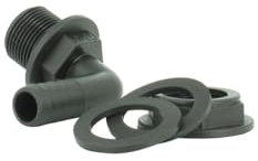 Multicuves - Trop-Plein cuve Eau 1000L - Embout coudé Diamètre 15 mm