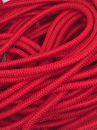 3m Gummikordel am Stück, Gummiband, freie Farbwahl, 22 Farben (Rot)