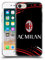 Head Case Designs Offizielle AC Milan Gekrümmt Wappen Muster Soft Gel Handyhülle Hülle kompatibel mit Apple iPhone 7/8 / SE 2020 & 2022