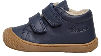 Naturino Scarpine Primi Passi in Nappa Foderate Lana, Blu Scuro 24