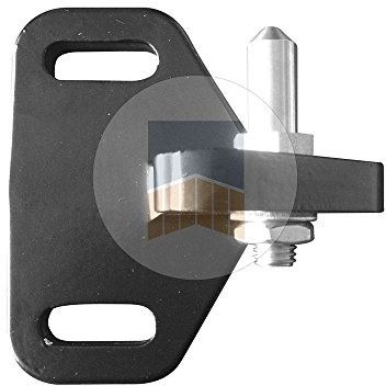 PORTAC Support bas de régulateur de pente avec axe en Inox - Brut