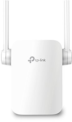 TP-Link RE205 AC750 Universal Dual Band Range Extender, Broadband/Wi-Fi Extender, WiFi Booster/Hotspot with Ethernet Port, 2 External Antennas, Plug and Play, Smart Signal Indicator, UK Plug