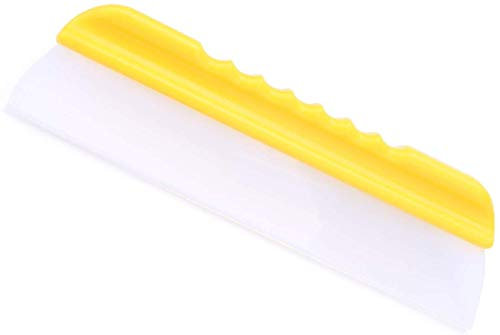 Forgrace Lama flessibile a 12 pollici dell'acqua di T-Bar del seccatoio del silicone per l'automobile o la maniglia gialla di vetro domestica