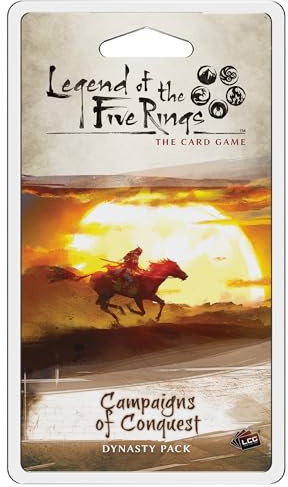 Fantasy Flight Games , Legend of The Five Rings LCG: Campaigns of Conquest Dynasty Pack, Card Game, 2 Players, Ages 14+, 45 to 90 Minute Playing Time