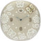 THUN - Runde Wanduhr mit Blumen und Schmetterlingen - Living, Uhren - Geschenkidee - Linie Prestige - Keramik; Uhrwerk aus Kunststoff - 25 x 25 x 5,5 cm