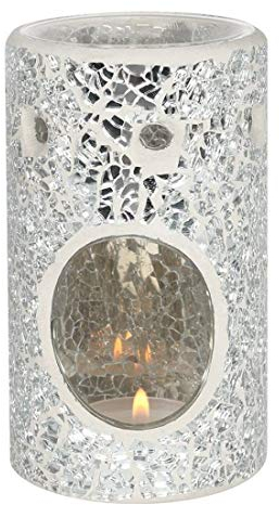 something different Silver Pillar Crackle Burner