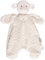 Tikiri 8594023 - Schmusetuch Lamm Bahbah, Schnuffeltuch mit Zahnungshilfe aus Naturkautschuk, für Babys und Kinder ab 0+ Monaten, 26cm