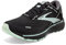 Brooks Damen Ghost 14 Gtx Laufschuh, Black Blue Fiery Coral, 35.5 EU