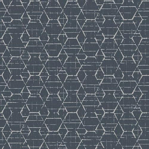 G78247 – Atmosphere Hexagone Papier peint Galerie Bleu