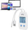 Tester USB LCD, Rilevatore di Amperometro Mini Voltmetro, Misuratore di Capacità del Caricatore Digitale, Rilevatore di Capacità della Batteria Ad Alta Precisione Monitor di Tensione(UT658 Doppio)