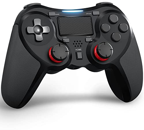 TERIOS Controller for PS4,Gamepad for PS4 Compatibile con PS4/Pro/Slim,Altoparlante Integrato/Jack per Cuffie Stereo/Doppia Vibrazione/4 Diverse Intensità di Vibrazione /6-Assi Giroscopio/Touch Panel