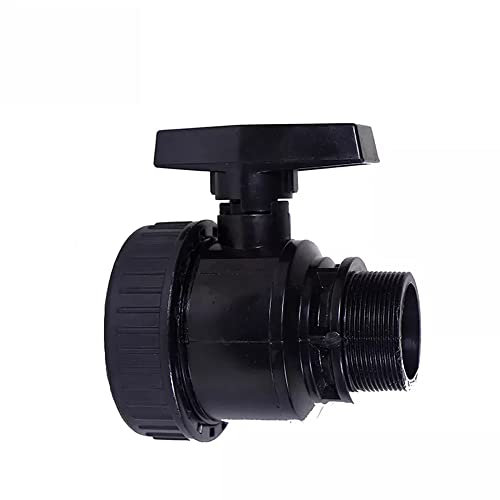 Valvola a Sfera filettata Maschio 3/4 Tubo in PVC Femmina-Maschio, regolatore di Pressione con Giunzione di Tubo di drenaggio, Connettore per Tubi di irrigazione Giardino