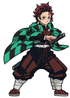 FiGPiN Klassiker: Demon Slayer - Tanjiro Kamado (1210) (Edition limitiert auf 750 Teile), Zink, Ohne Edelstein.