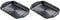 Circulon Ultimum Small Baking Tray Non Stick - Small Oven Tray, Durable Carbon Steel, Freezer & Dishwasher Safe Bakeware, Black, 29.2 x 19.8 x 2.5cm (Pack of 2)