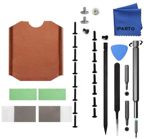 SSD Heatsink Thermal Pad for Steam Deck: M.2 2230 NVME SSD Copper Heat Sink Cooling Thermal Pastes with Tools Screws
