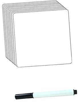 SEWACC 12stücke Whiteboard Aufkleber Wiederverwendbar To-do Liste Label Mit Stift Für Glas Und Mehr Oberflächen Für Zuhause Büro Schule