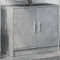 Brokky Waschbeckenunterschrank Badunterschrank Badezimmerunterschrank Waschbeckenschrank Betongrau 63x29x55 cm Holzwerkstoff - 848097