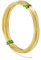 PH PandaHall 6 m 1 mm alambre cuadrado de latón alambre de cobre para cuentas alambre para joyas alambre para cuentas alambre floral de aluminio para manualidades para la creación de joyas, oro