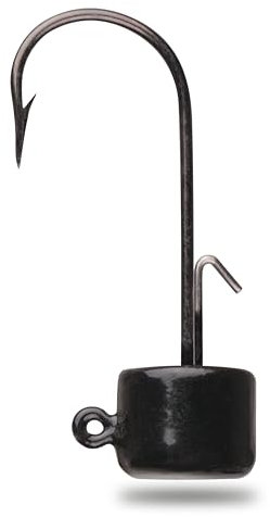 15 Stück Zotic Ned Rig Jighaken, Haken, schwarz, Barsch, Zander, Finesse, Angelzubehör, Raubfisch-Angeln, No Action Shads (Gr. 1# - 6 Gramm)