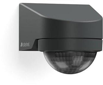 Steinel MD IR N130 Anthrazit – Intelligenter Infrarot-Bewegungsmelder mit 130° Erfassung | Patentierte Eagle Eye Technologie | Bluetooth Mesh & App-Steuerung | Ideal für Hauseingänge & Fassaden