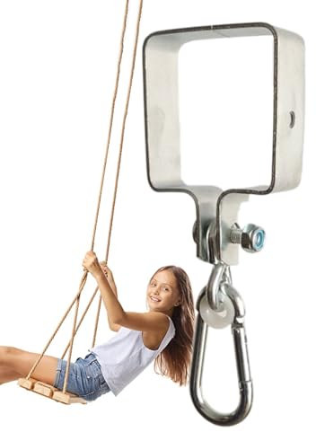 Teksome Schwunghaken, Swing -Hardware, Kleine Hochleistungsschwungklammern, Outdoor -verzinkte Klemme, Hangable Stuhl Montage Hardware für Hängematten, Yoga -Schaukeln, Boxbeutel