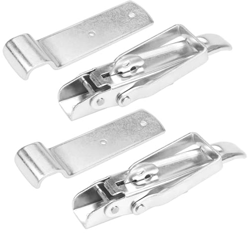 PGonline 2 Stück Exzenterverschluss Spannverschluss, Bordwandverschluss Anhänger mit Sicherung, Exzenterverschluss für PKW Anhänger Kipper, Spannverschluss groß(210mm), Anhänger Verschluss Zubehör