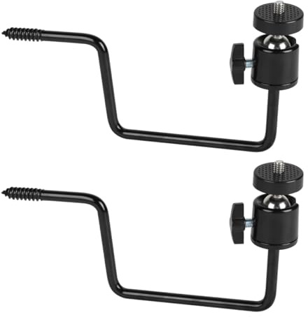 Ausi 2Sets Wildlife Camera Tree Mount Trail Camera Bracket with 360° Swivel Head Universal 1/4 Inch Thread for Night Vision Devices
