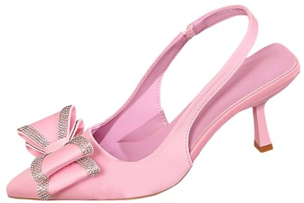 Sandali Tacco Donna Sandali Donna Con Tacco Sabot Scarpe Sexydonna Hot Decollete Blu Oro Sandalo Schiava Pianta Larga Neri Ciabatte Estive Eleganti Sexy Spuntate Basso Rosa 38 Decolte Alto Comodi