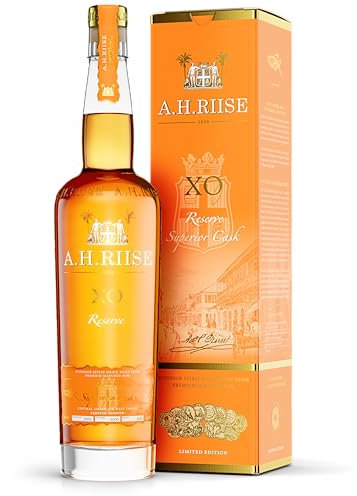 A.H. Riise XO Superior Cask | Premium Spirituose auf Rumbasis | Lieblich, Fruchtig | 700 ml | 40% Vol.