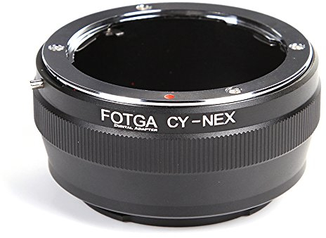Fotga Contax Yashica C/Y Mount Lens to Sony E NEX3 C3 NEX-5 5R 5N 5C NEX6 NEX7 Adapter for Sony Alpha a7 a7S a7R a7II a7SII a7RII A7III A7RIII A7SIII A9 a6500 a6300 a6000 a5100 a5000 a3500