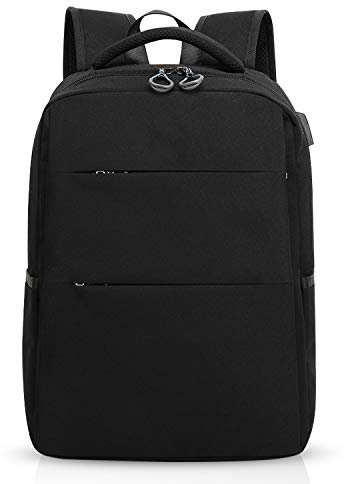 FANDARE Mochila para Ordenador portátil de 15,6 Pulgadas, Bolsa para Ordenador portátil, Hombres/Mujeres, Puerto USB, Impermeable, Mochila para Ordenador portátil, para Ocio, Negocios, Escolar,