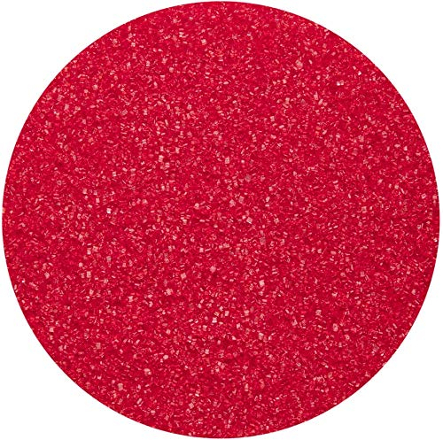 Bunter Zucker Rot Weihnachtsrot 100g Dekorzucker