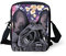 TOADDMOS Niedliche, individuell bedruckte Crossbody-Tasche für Frauen, Reise-Schultertasche mit verstellbarem Riemen, French Bulldog Floral, Einheitsgröße,