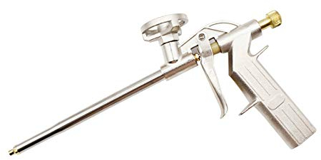 CINY Pistola de Espuma De Poliuretano, Pistola De Aplicación De Pulverización De Pu De Alta Resistencia De Metal, Aplicar Espuma Expansiva En Pequeños Huecos Para Sellar, Rellenar(1 piezas Dorado)