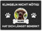 Hunde Schild personalisiert - Klingeln nicht nötig - Metallschild mit Foto und Name für außen, wetterfestes Türschild für Hundebesitzer - ca. DIN A4-28 x 20 cm, ein Tier, anthrazit