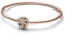 Rosévergoldeter Armreif Schneeflocke mit Zirkonia von PANDORA