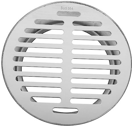 Yardwe Edelstahl Bodenablaufabdeckung 304 Rostfrei Verstopfungssicherer Bodensiebfilter Rund 160mm Für Balkon Garten Außenbereich