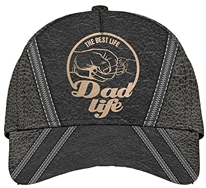 351 Papa Leben Vater Und Sohn Baseballkappe Vintage Angeln Hüte Reine Farbe Basecap Baseball Cap Für Draussen Laufen Sport
