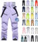 Schneehose Damen - Ski Hosen Für Frauen Schneehose Damen Wasserdicht 48 Snowboardhose Winter Mädchen Skihose Übergröße Große Größen Winterhose Mit Trägern Herren Baggy Und Jacke Pants Women Größe 50